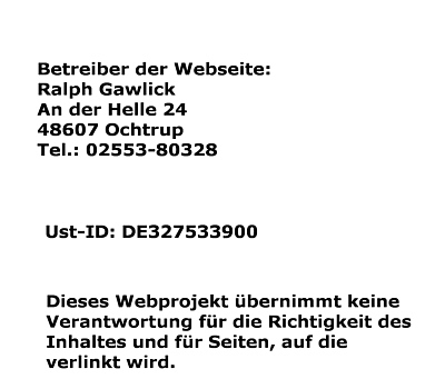 Infos Pudel Impressum